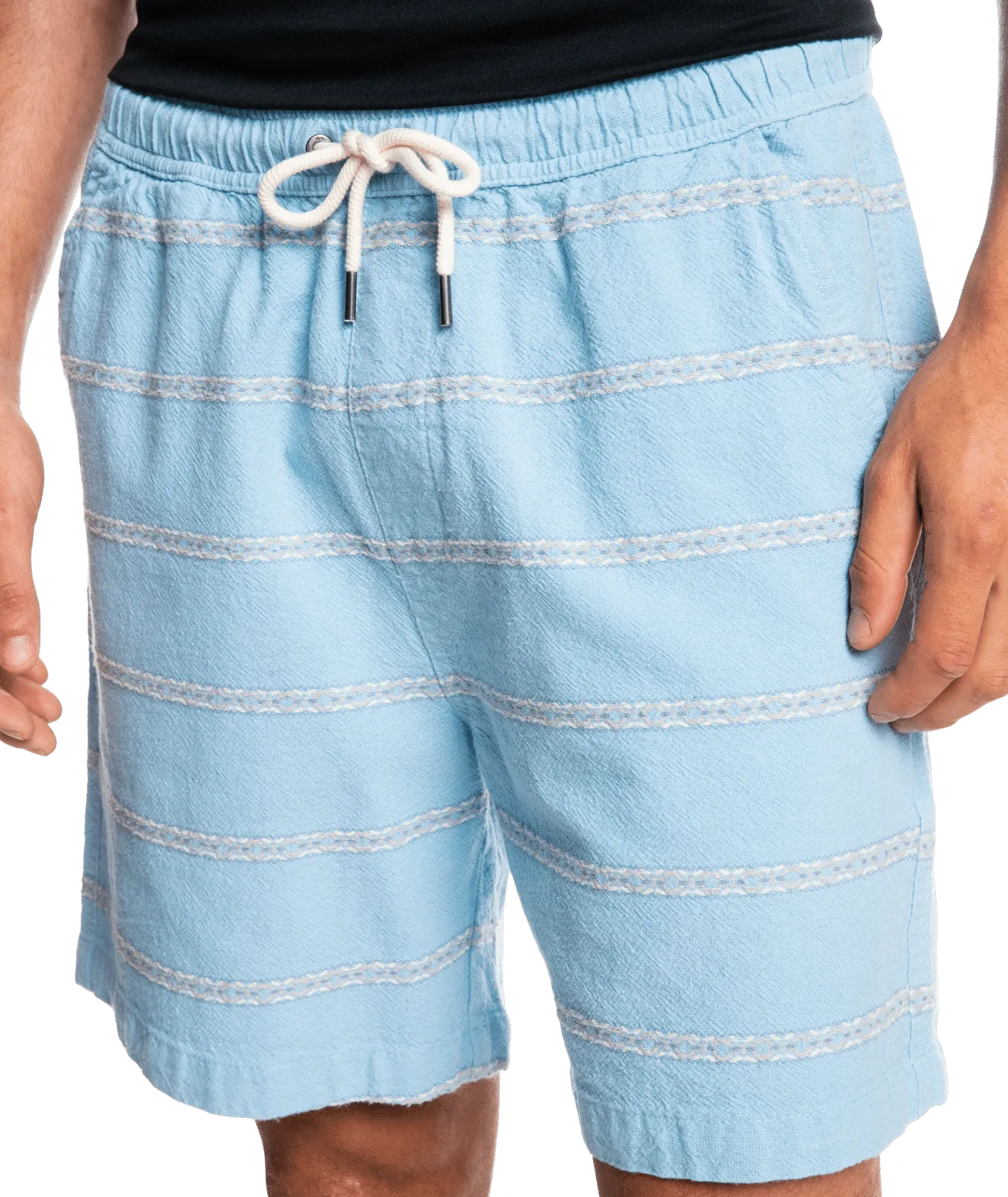 Quiksilver Taxer Jacquard Shorts-Airy Blue