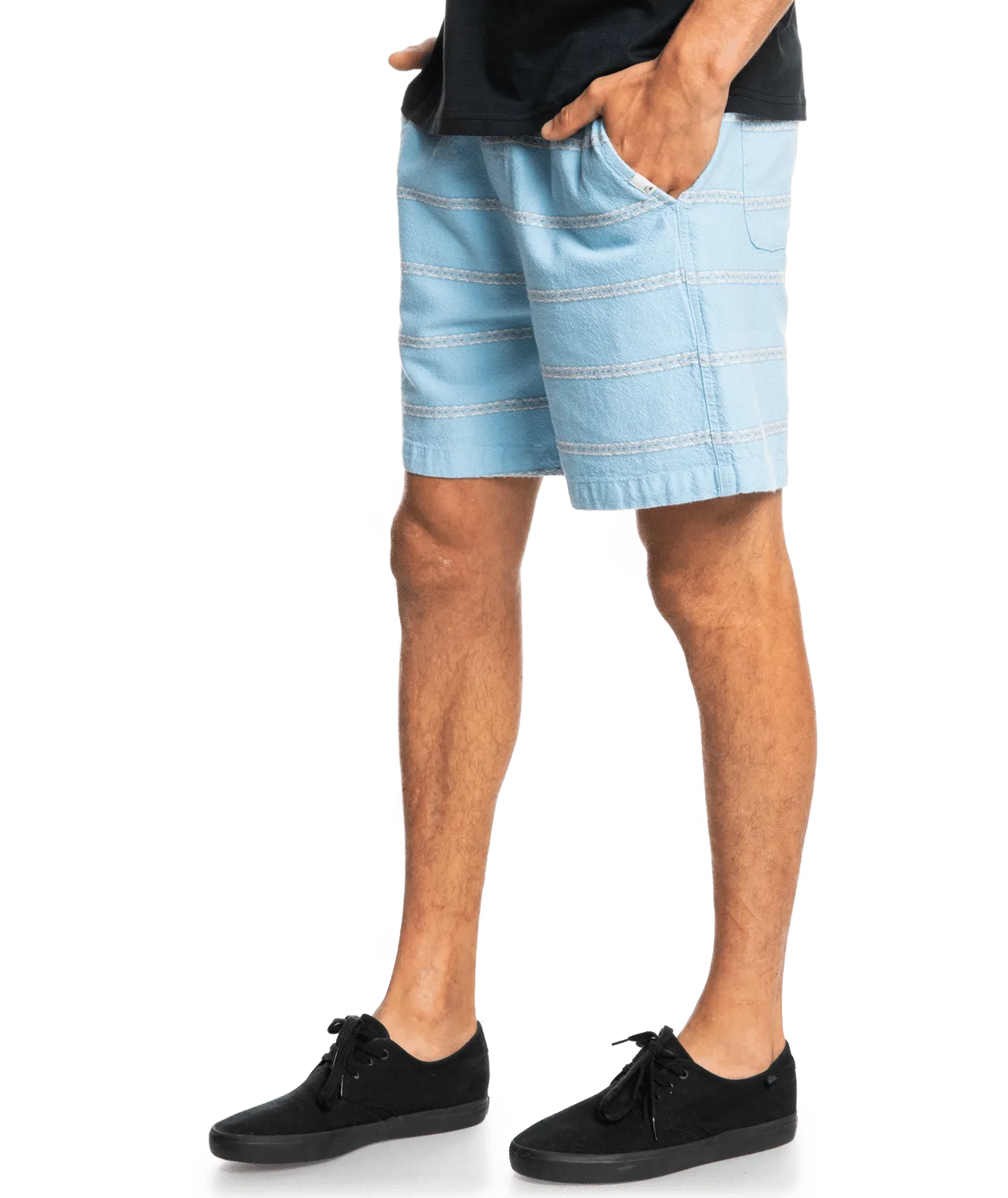 Quiksilver Taxer Jacquard Shorts-Airy Blue