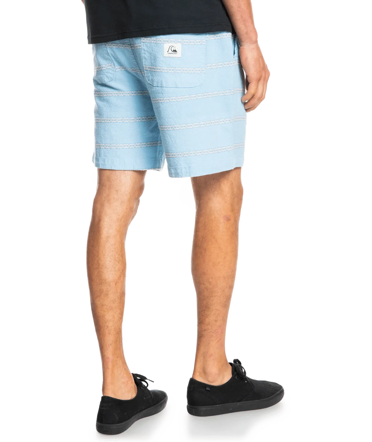 Quiksilver Taxer Jacquard Shorts-Airy Blue