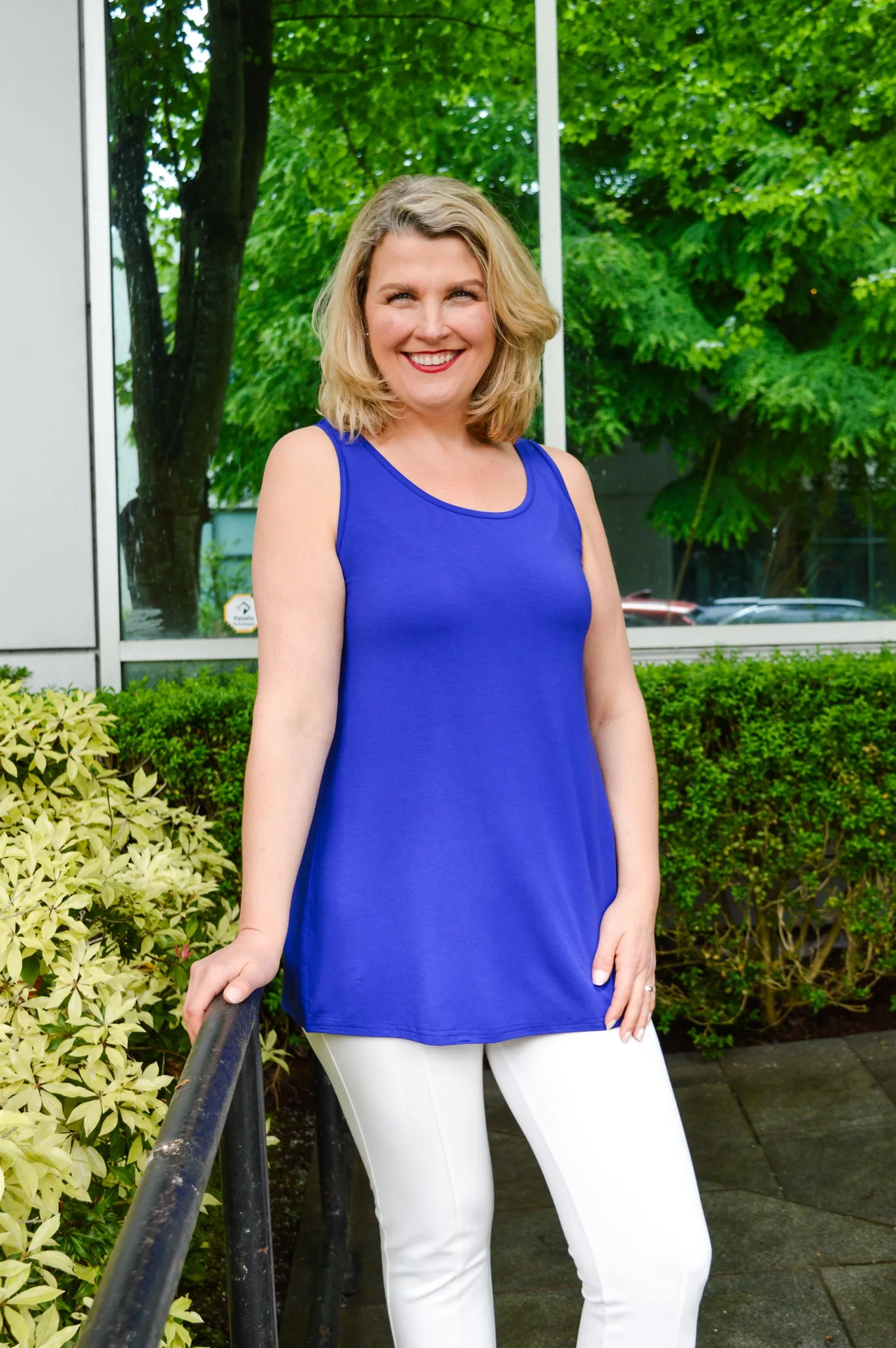 Relaxed Tank, Violet, Bamboo - Final Sale