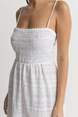 RHYTHM Milly smocked mini dress