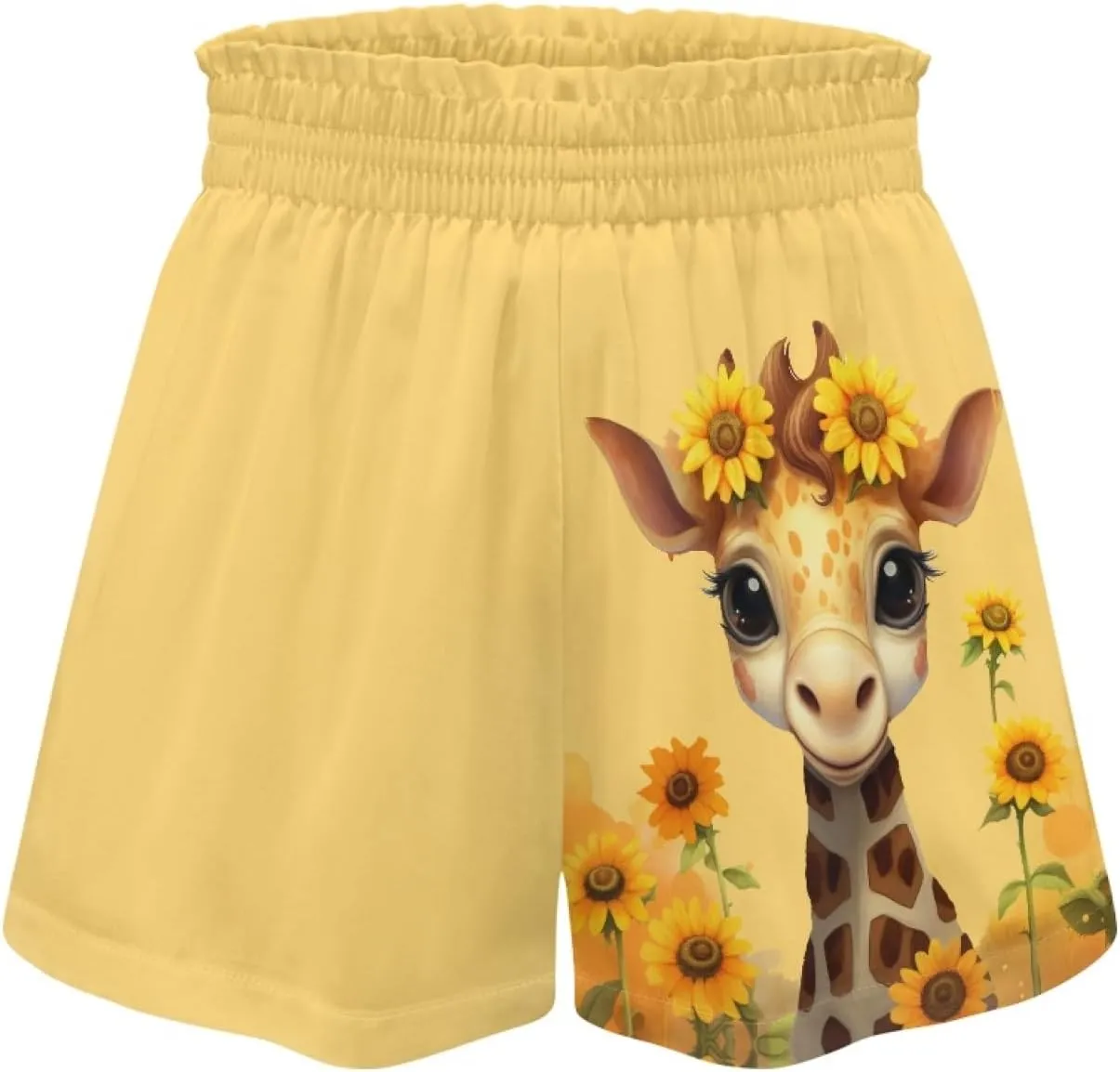 Shorts for Girls 1-16 Years Old Kids Clothes High Waist Athletic with Pockets