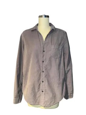 SLOANE CORDUROY SHIRT in Seal