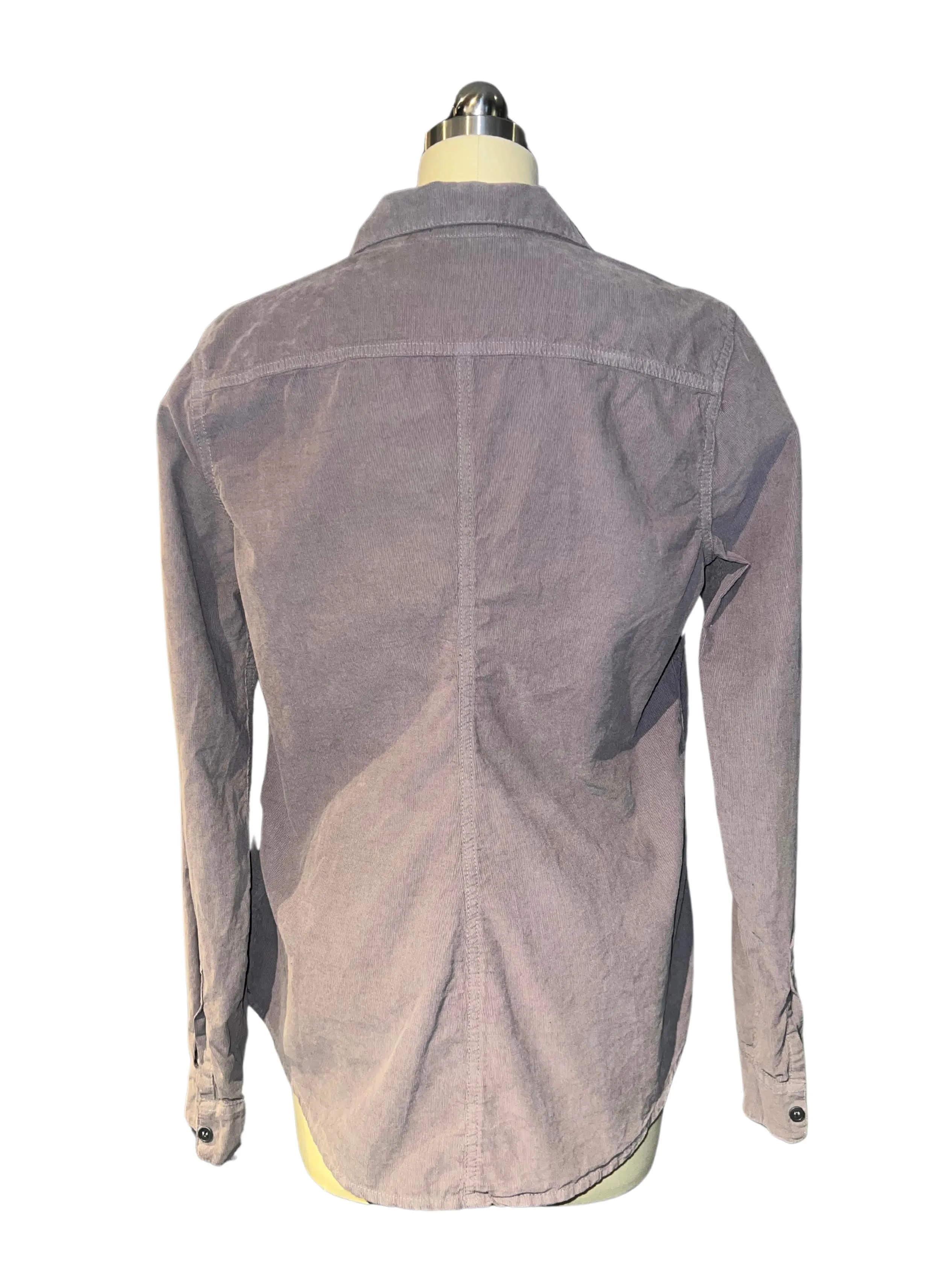 SLOANE CORDUROY SHIRT in Seal