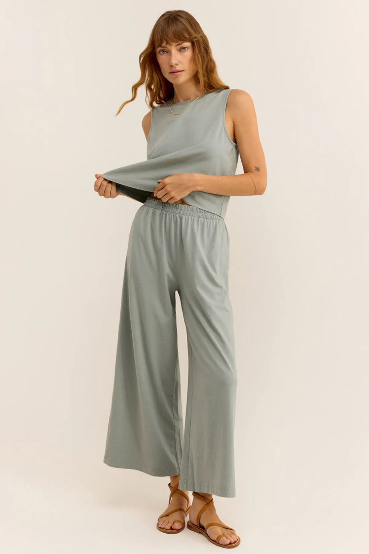 Sloane Cotton Jersey Muscle Tank