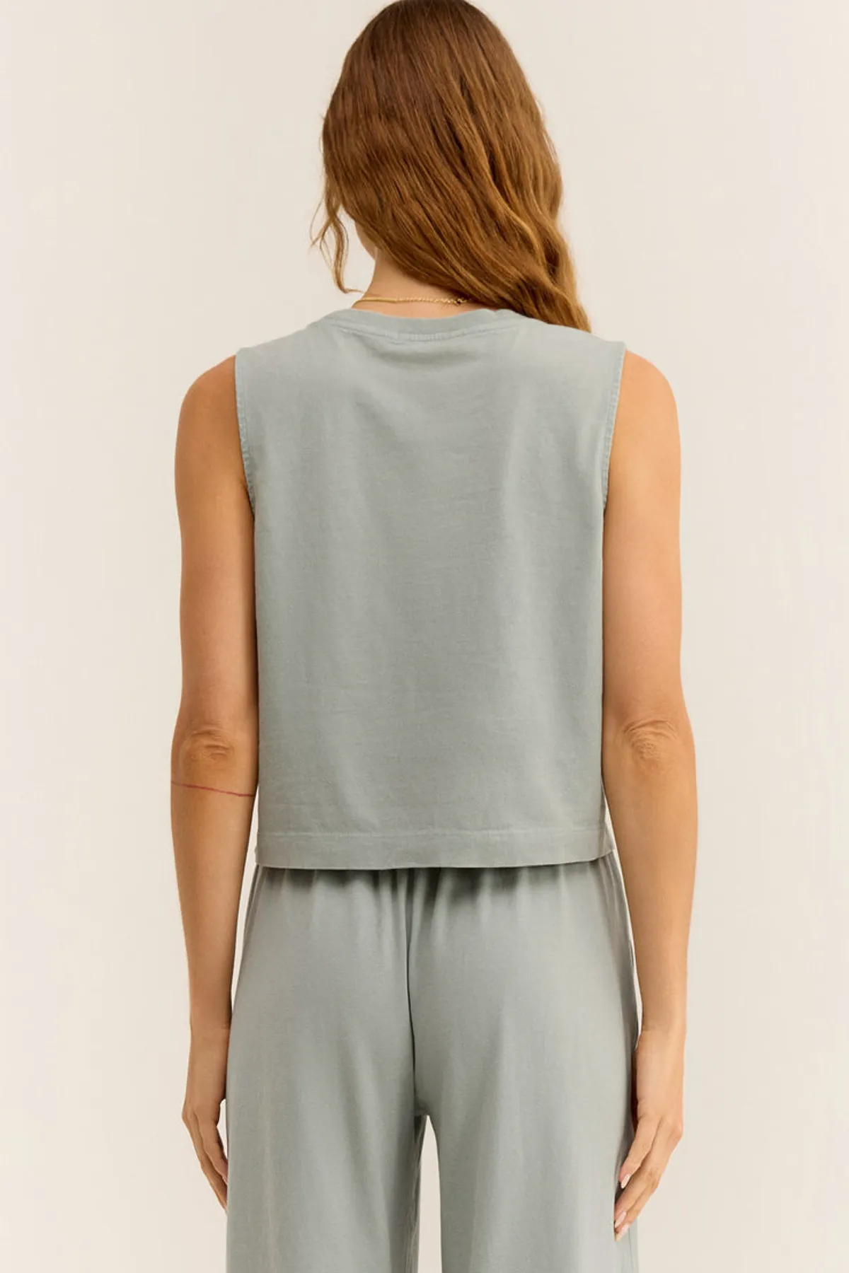Sloane Cotton Jersey Muscle Tank