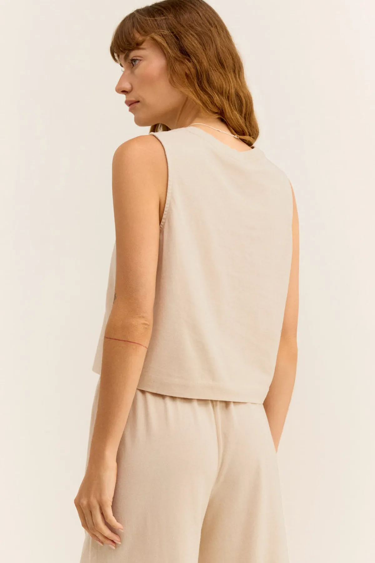 Sloane Cotton Jersey Muscle Tank