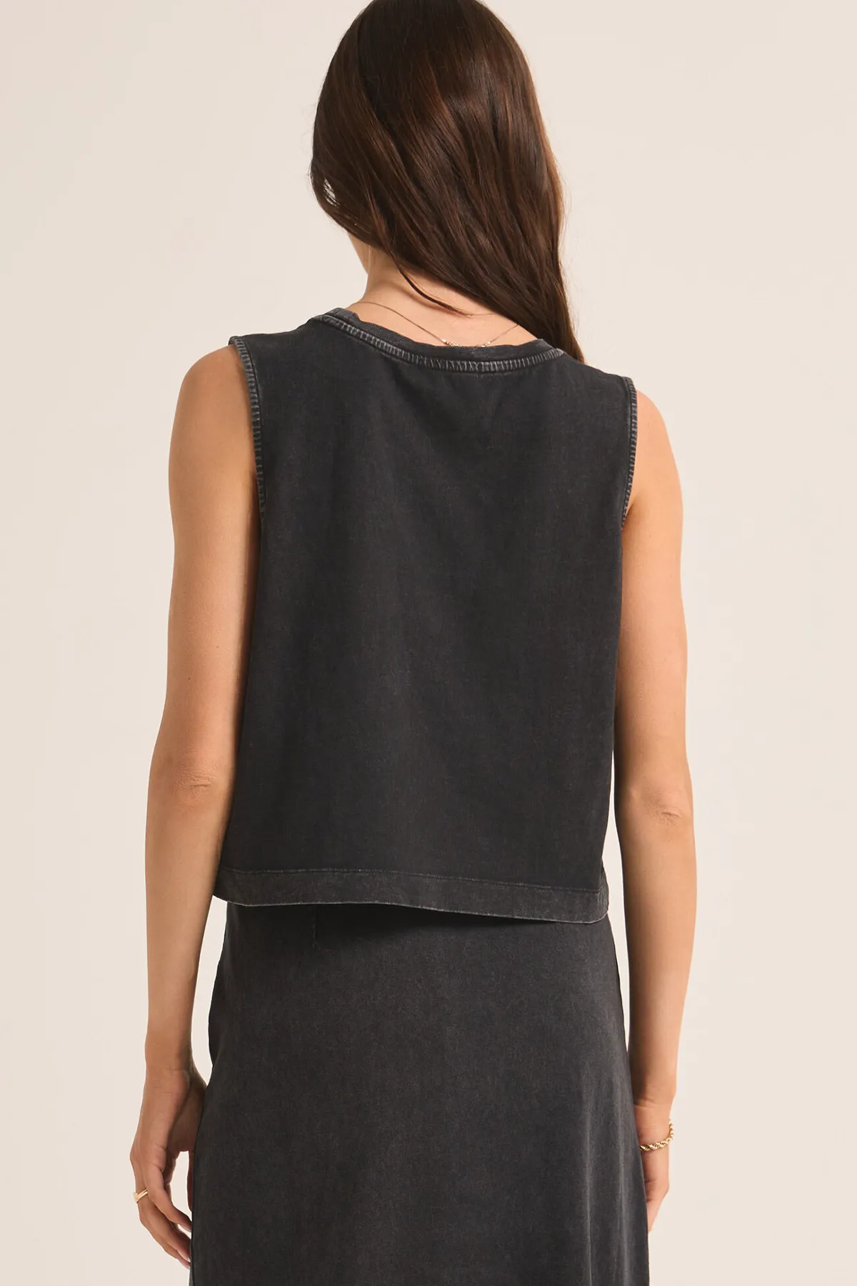 Sloane Cotton Jersey Muscle Tank
