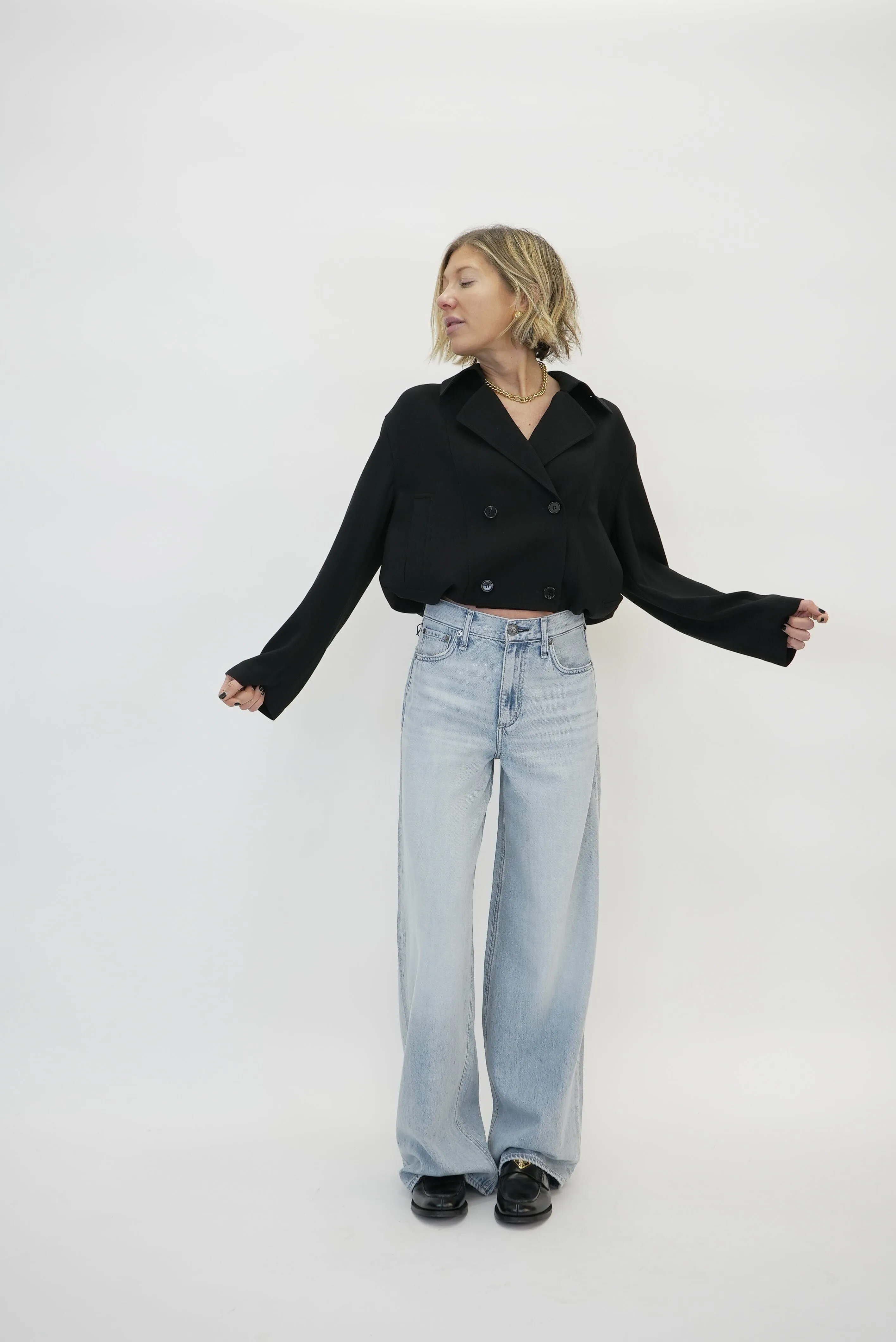 SOFIE LIGHTWEIGHT WIDE LEG JEANS