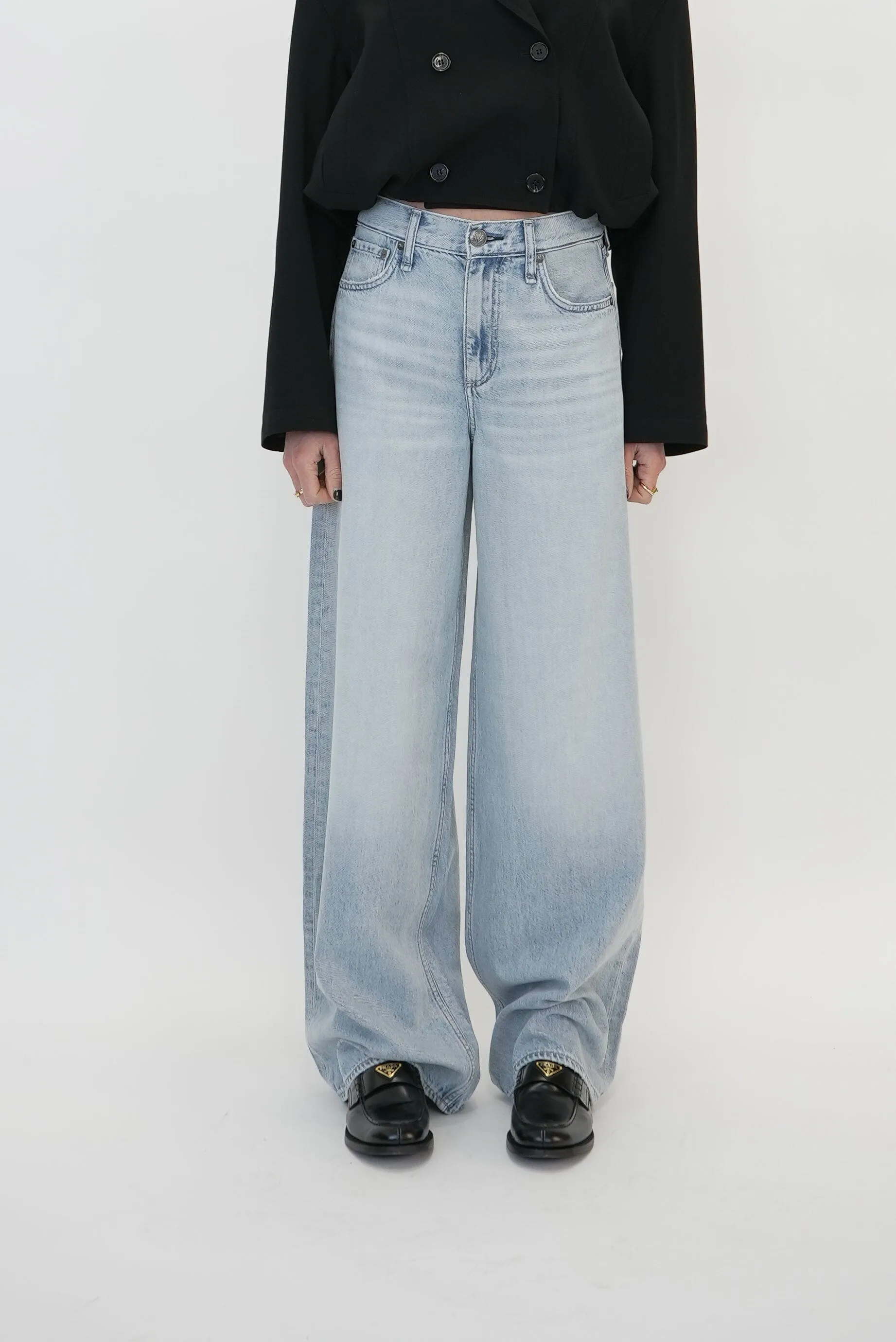 SOFIE LIGHTWEIGHT WIDE LEG JEANS
