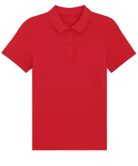 Stella Elliser womens fitted piqu short sleeve polo  (STPW333) | Red