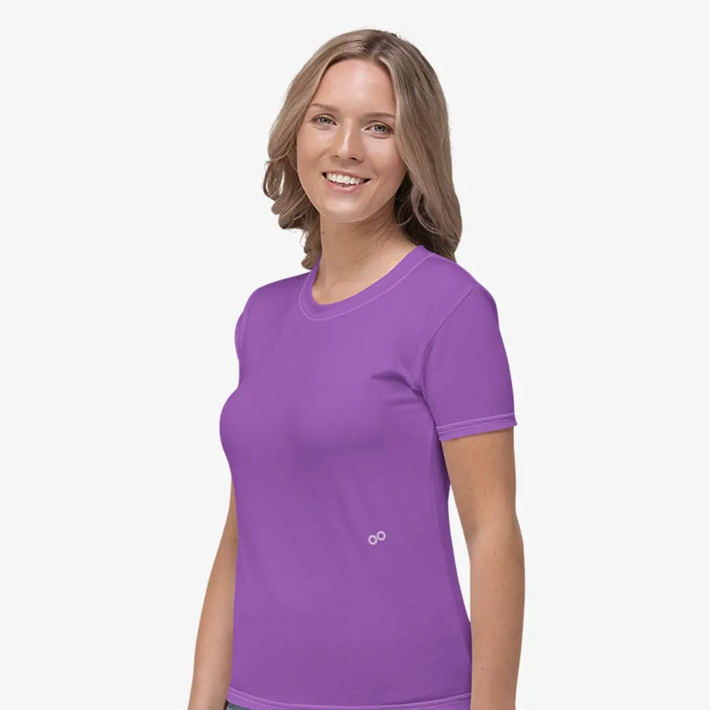 Stretchy Tee "Fairy Forest" Violet