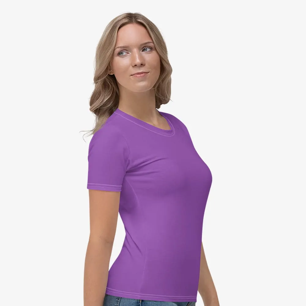 Stretchy Tee "Fairy Forest" Violet
