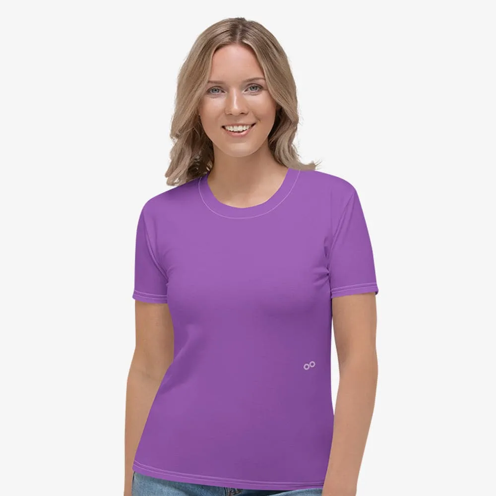 Stretchy Tee "Fairy Forest" Violet