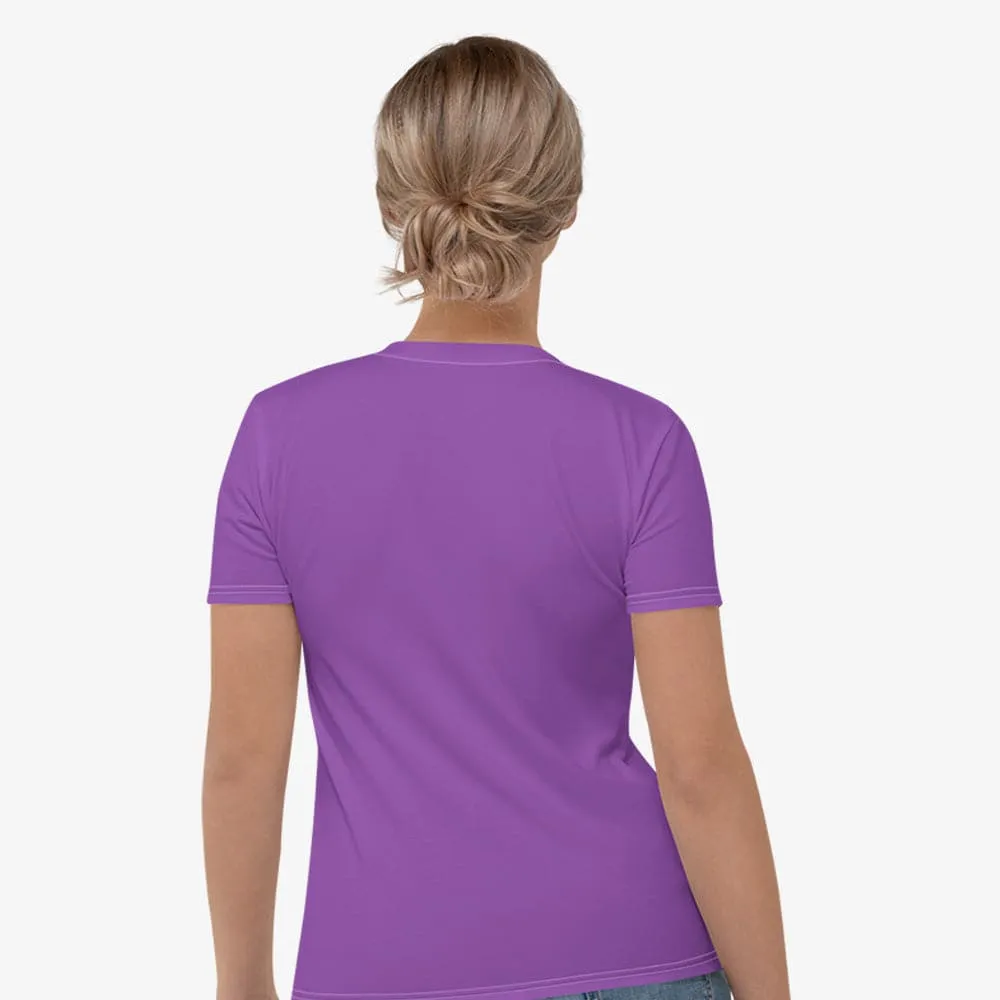 Stretchy Tee "Fairy Forest" Violet