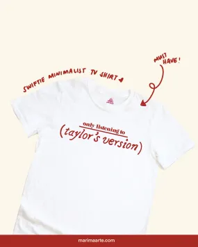 SWIFTIE - MINIMALIST TV SHIRT