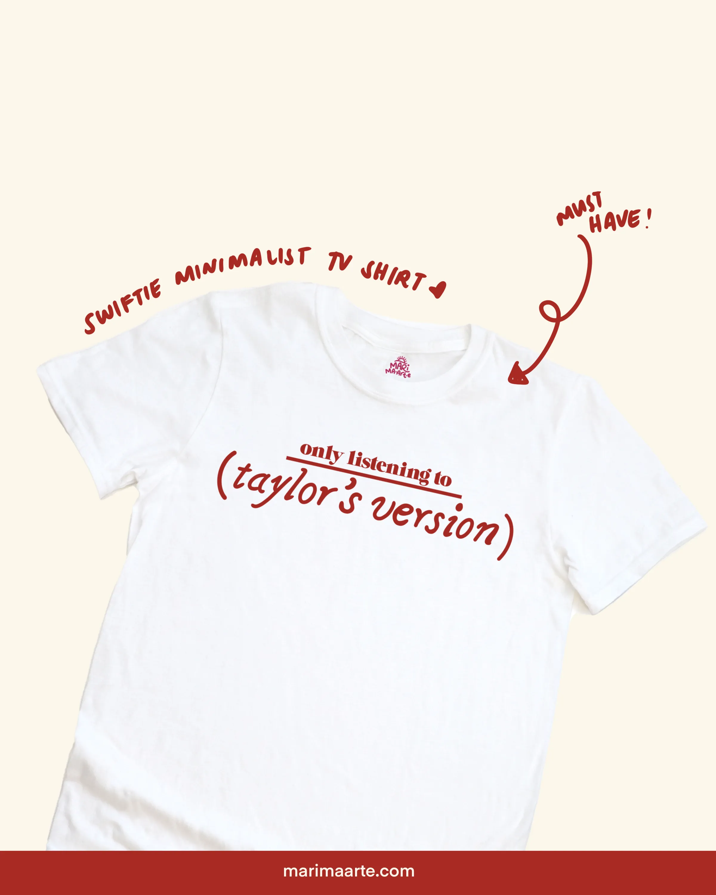 SWIFTIE - MINIMALIST TV SHIRT