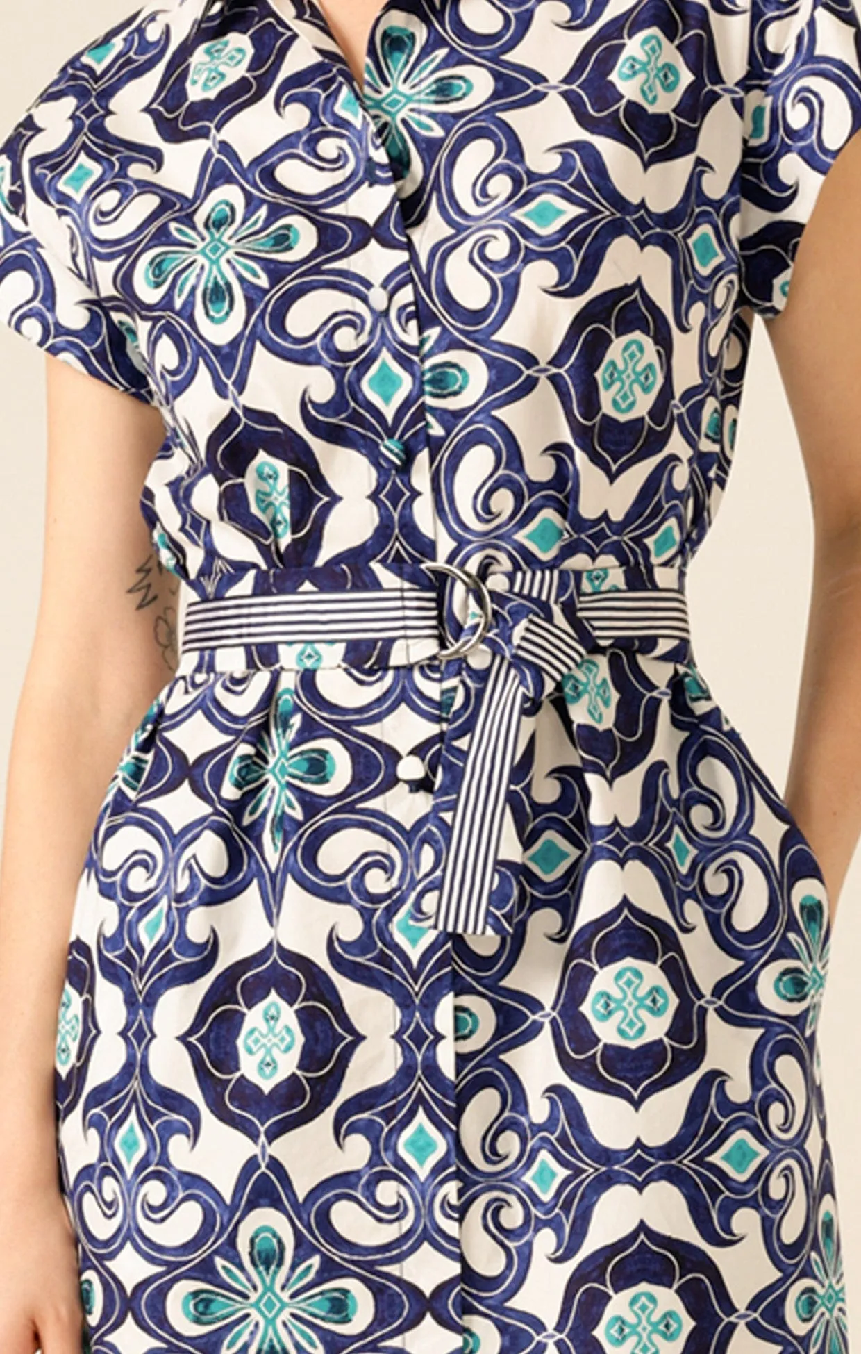 TREE SWALLOW SHIRTMAKER DRESS