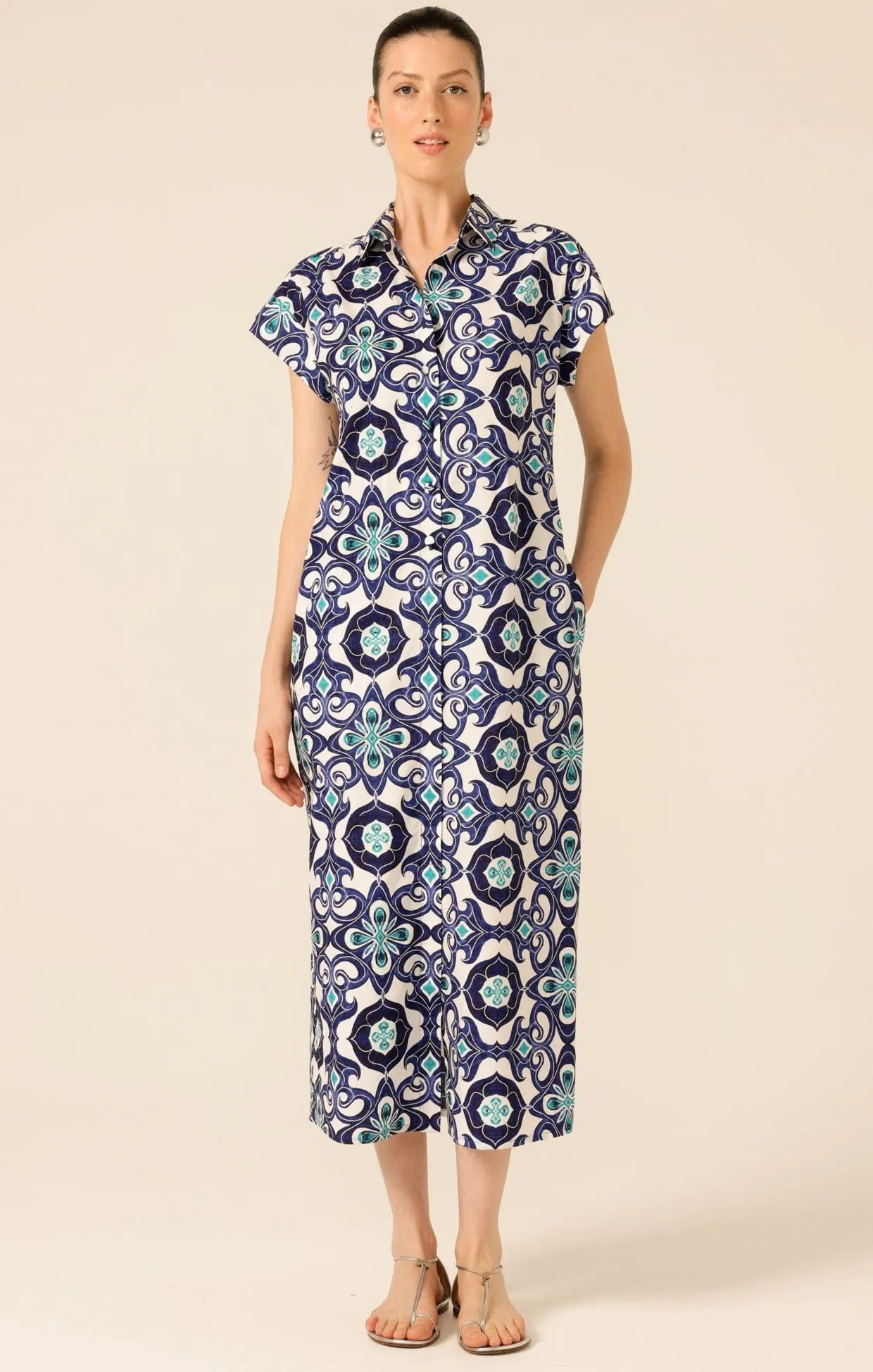 TREE SWALLOW SHIRTMAKER DRESS