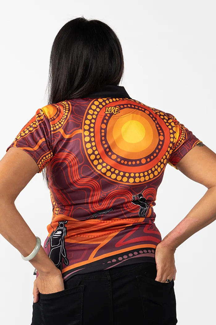 Woka UPF50  Women's Fitted Polo Shirt