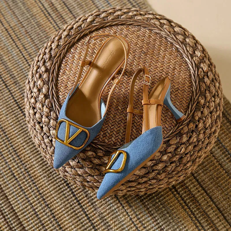 Women's Pointy Slingback Sandals