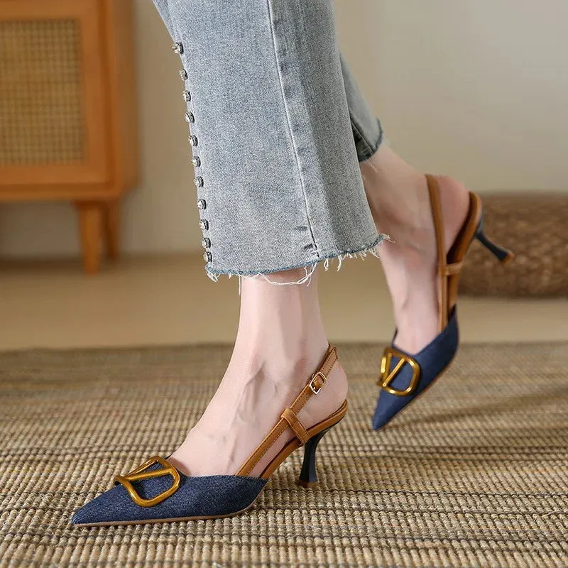 Women's Pointy Slingback Sandals