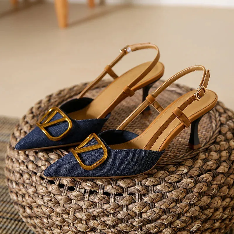 Women's Pointy Slingback Sandals
