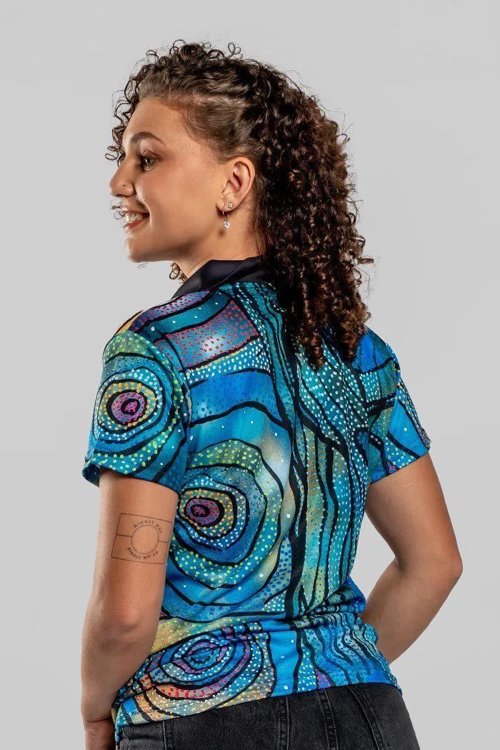 Yalingbila Balgany UPF 50 Women's Fitted Polo Shirt